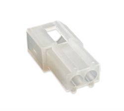 Female .062" Pin & Socket Receptacle Housing, 2 Circuits, 2x1